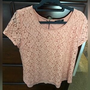 Papermoon Blush Lace Blouse size large